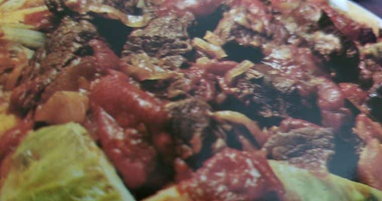 Braised Beef with Cabbage