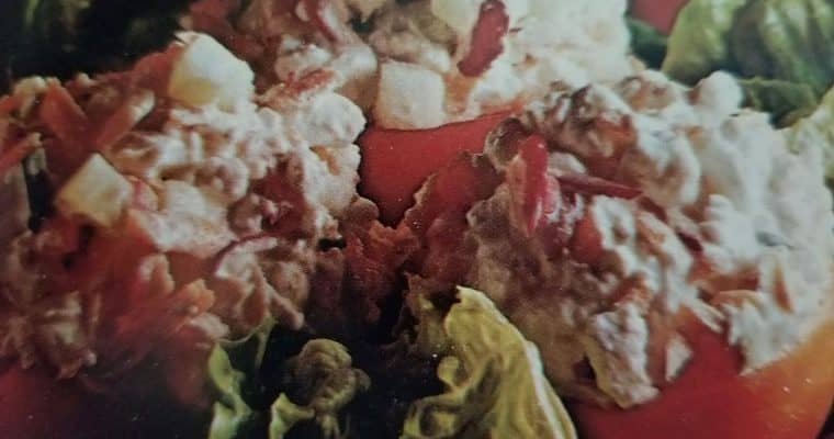 Cottage Cheese in Tomatoes