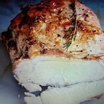 roast pork with dijon