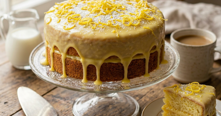 Grandma’s Citrus Buttermilk Cake (Easy Lemon Glazed Recipe)