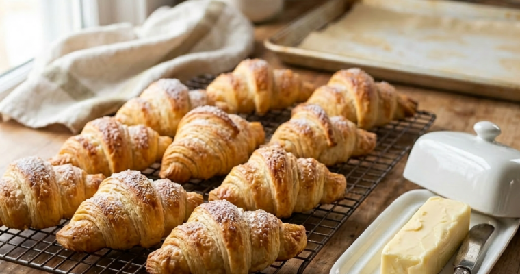 Grandma’s Flaky Butterhorn Rolls (Easy No-Knead Dinner Rolls)