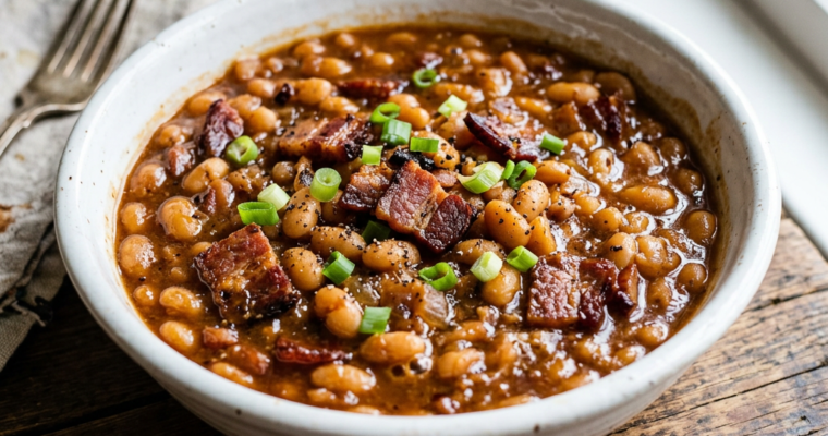 Grandma’s Southern Baked Beans (Easy Meaty Cookout Side Dish)
