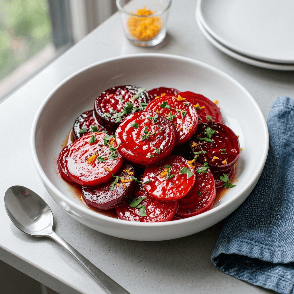 Grandma’s Easy Orange Glazed Beets