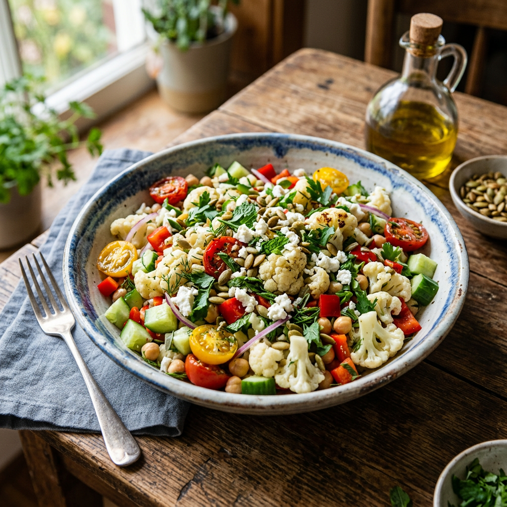 Cauliflower Salad Bowl Recipe