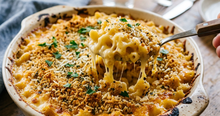 Grandma’s Classic Southern Baked Macaroni and Cheese (Easy & Creamy Recipe)
