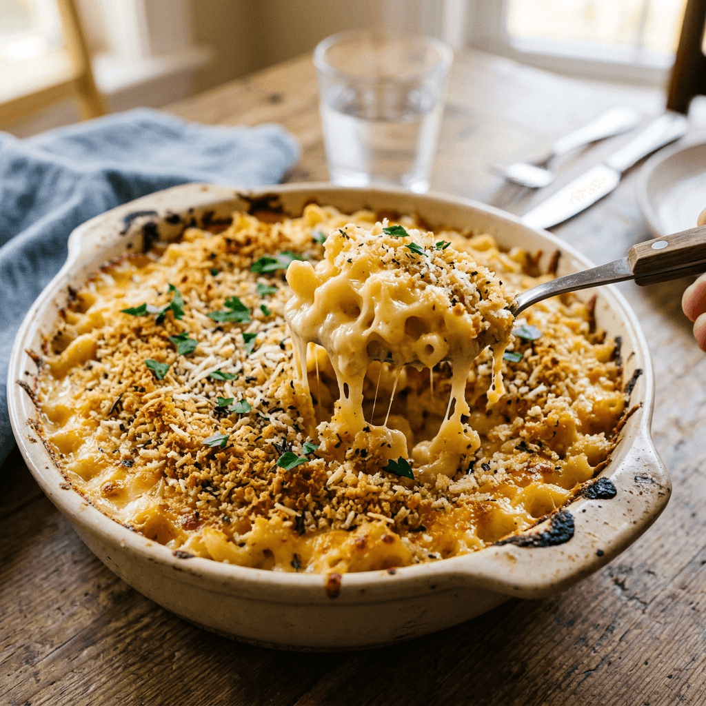 Grandma’s Classic Southern Baked Macaroni and Cheese (Easy & Creamy Recipe)